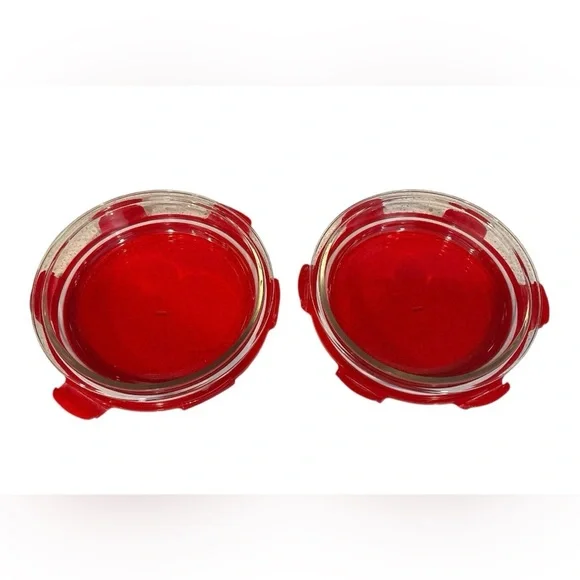 LocknLock Glass Pie Dish with Locking Lid, set of 2 - Picture 1 of 5